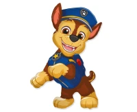 Foil balloon 24" FX - Paw Patrol: Chase, unpacked (flat)